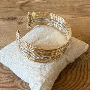 Stella & Dot Rhett Cuff - Gold Bracelet